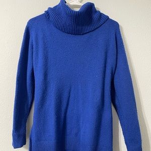 SOLD- Blue Turtleneck Sweater